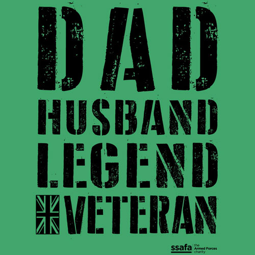 Armed forces 'To my hero on Father's Day' Father's day card