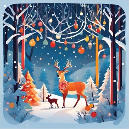 Happy Christmas Deer! eCards