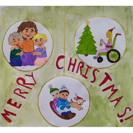 Send Cerys' winning eCard design to friends and family this Christmas eCards