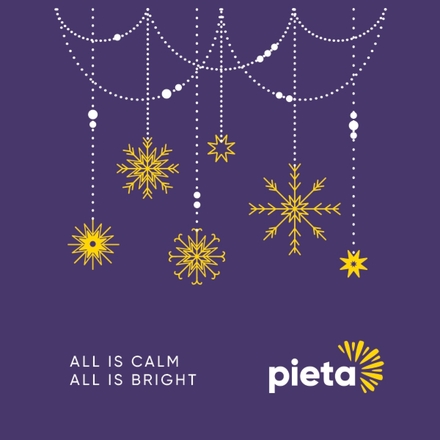 Give the gift of hope this Christmas with a Pieta Christmas eCard.  eCards