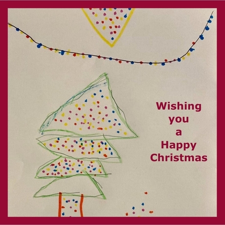 Nystagmus Network Christmas card 2024 eCards